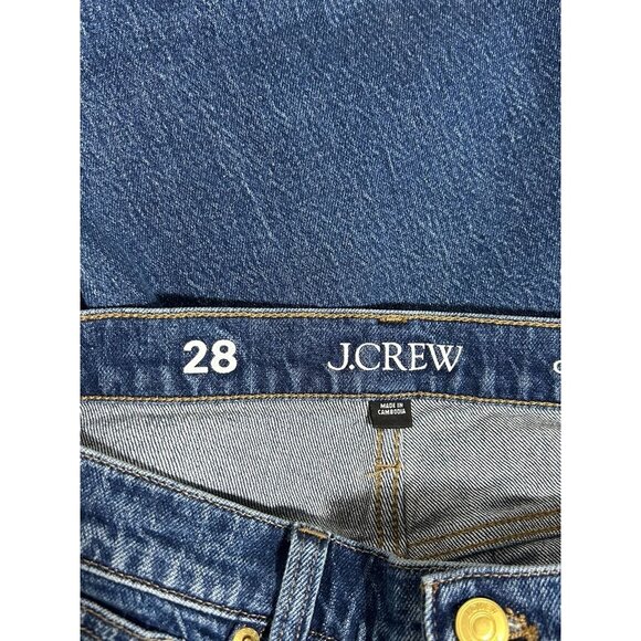 J.Crew Women's Classic Straight Jean in Bronson Wash - Sz 28 - Picture 5 of 10